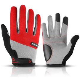 SUJAYU Fullfinger Cycling Gloves for Men Women, Touchscreen Full Finger Bike Gloves for Men Cycling Bicycle Accessories, Guantes para Bicicleta Hombre Guantes Ciclismo Hombre