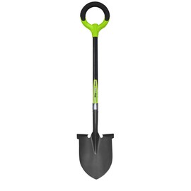 Radius Garden 25202 Pro-Lite Carbon Steel Shovel, Green