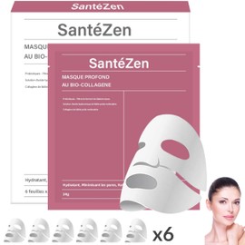6 Kollagen Gesichts masken koreanische Bio |Kollagen-Maske Nacht Feuchtigkeitscreme|Hyaluronische Anti-Falten Anti-Aging-Behandlung |mask collagen night|Reduktion faltchen |hautpflege korean losliche.