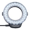 LED Ring Light Macro Ring Flash Universal 48 LEDs Cold