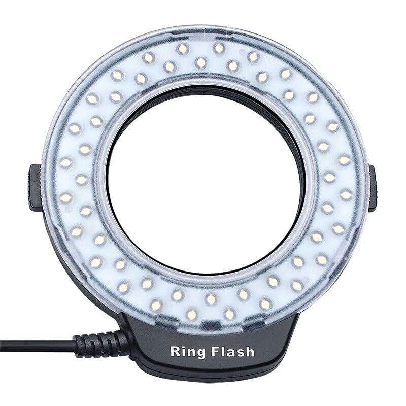 LED Ring Light Macro Ring Flash Universal 48 LEDs Cold