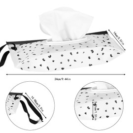 XhjzgcTech 4 Pcs Portable Wipe Pouch, Wipe Dispenser Pouch,Refillable Wipe Holder, Wipes Container, Reusable Wet Wipes Bags Pouch, Wet Wipe Pouch for Travel - Black Dots