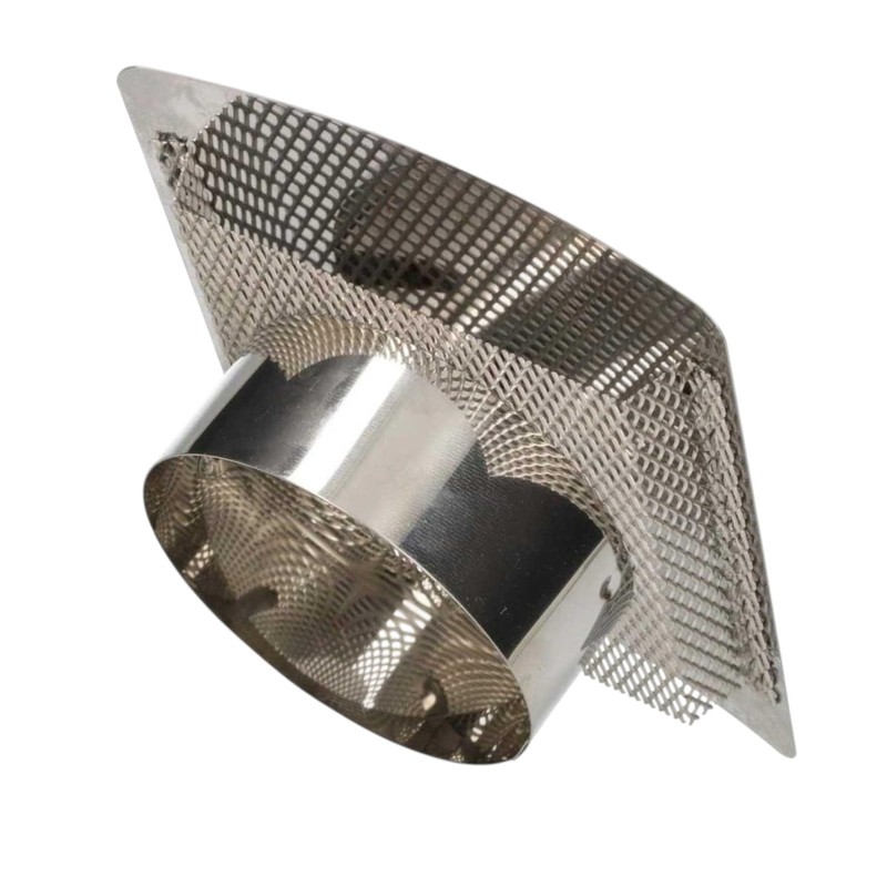 Stainless Steel Air Vent Grille, 150mm x 170mm, Wall Mounted