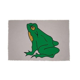 U24 Brillenputztuch Frosch Motiv Nr. 19 Fahne Flagge Glasreinigungstuch Microfasertuch