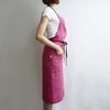 Linen Full Apron Manon Magenta A266 [Lino e Lina/Lino e