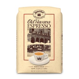 Gaviña Old Havana Espresso Whole Bean Coffee, Medium-Dark Roast, Nutty and Sweet, 32 oz Bag