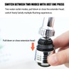 RUIENGCOMM 2Pcs Kitchen Faucet Head Adjustable 360° Rotating Tap Attachment