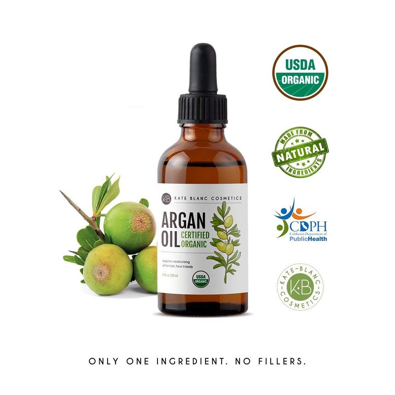 Kate Blanc Cosmetics Argan Oil for Hair, Face & Skin