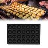 28 Hole Takoyaki Maker Pan, Aluminum Nonstick Coating, Versatile Cooking