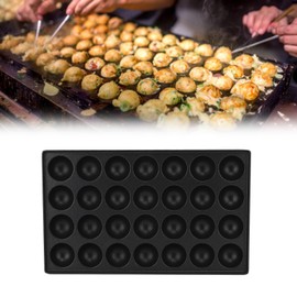 28 Hole Takoyaki Maker Pan, Aluminum Nonstick Coating, Versatile Cooking Pan for Takoyaki and Quail Egg, Convenient for Home, Kitchen