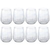 Karma, Stemless Wine Glasses Set of 8, Catalina Wine Glass