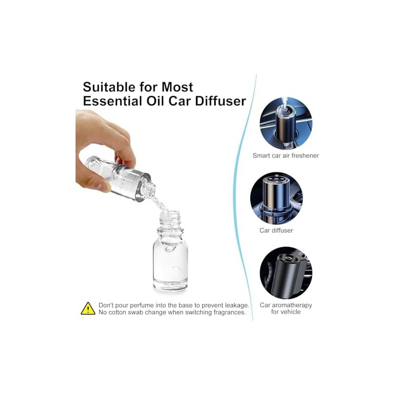 Car Air Freshener Refill Oil 2 Pack, Vanilla Cream 3.5oz