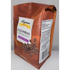Wegman's Whole Bean Coffee "Columbian" 12oz Bag Medium Roast