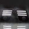 ECAHAYAKU LED Front Bumper DRL Fog Light With Sequential Turn