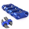 8AN Hose Separator Clamp Aluminum Fuel Line Mounting Clamp Divider