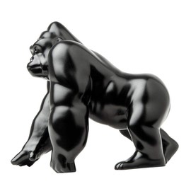 GG Grand General 48189 Matte Black Gorilla King Hood Ornament