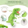 corgi butt Dinosaur Plush Toys - 23.6''Dinosaur Stuffed with 3