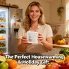 HOMIKE Refrigerator Deodorizer, Odor Eliminator,Last up to 10 Years for