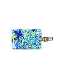 Lilly Pulitzer Girls Luggage Tag, Wade/Sea, 0 M US Infant