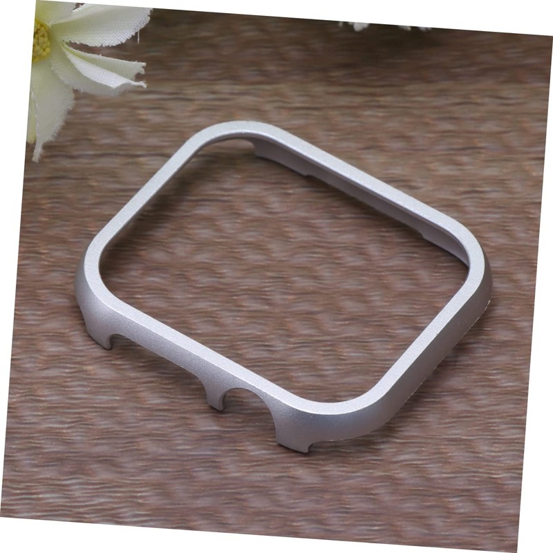 KONTONTY Iwatch4 44mm Watch Band Protective Case Aluminum Metal Frame