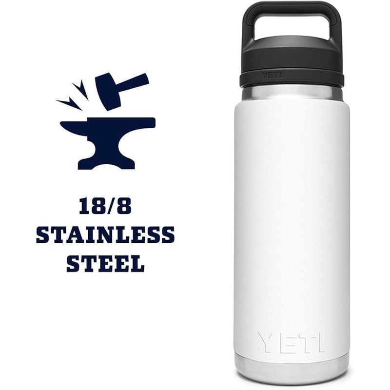YETI Rambler Bottle Chug, Vaccum Insulated Stainless Steel Bottle with