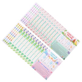 Operitacx Mermaid Potty Chart 2 Sets Potty Training Chart Stickers Kids Wall Potty Chart Toddlers Potty Decals Animals Toilet Targets Sticker Potty Training Reward Chart for Boys and Girls