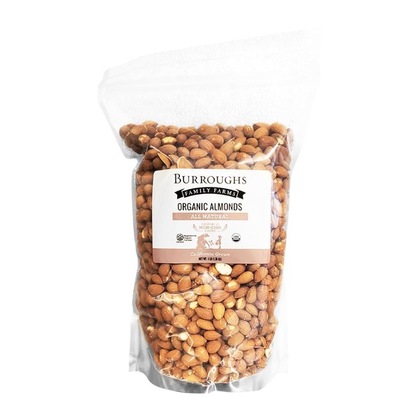Burroughs Family Farms Regenerative Organic All Natural Almonds - Gluten-Free,