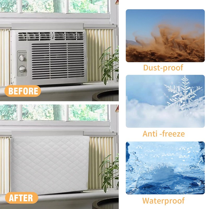 EATAKWARD AC Cover Indoor, 25"x 16"x 3.5" Air Conditioner Cover