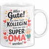 Oma Tasse Geschenkidee Beste Kollegin Oma Geschenk (Weiß)