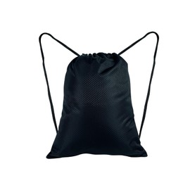 UBUYI Drawstring Backpack, Outdoor Sports Bag, 41 x 34 cm, Backpack, Gym Bag, Football Bag, Cycling, black