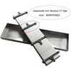 Neodrain 12-Inch Brushed Linear Shower Drain, 2-in-1 Flat & Tile