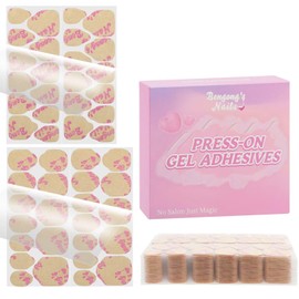 Nail Adhesive Tabs 10 Sheets 240 PCS Long Lasting Press On Nail Sticky Tabs Strong Glue Sticker 12 Sizes 0.3mm Ultra-Thin Waterproof for Shower Suitable for Home DIY Use