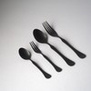 Takakuwa Metal Sway Dinner Spoon, Black, Size: Approx. 7.2 inches