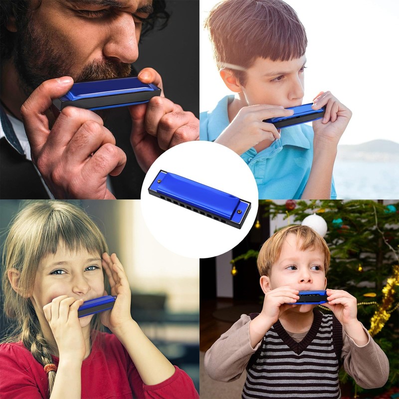 Harmonica 10 Holes 20 Tones Blues Harmonica Mouth Organ Mini