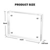 M-sorflly 5×7 Inches Acrylic Picture Frame (3 Pack)，Clear Magnetic Picture