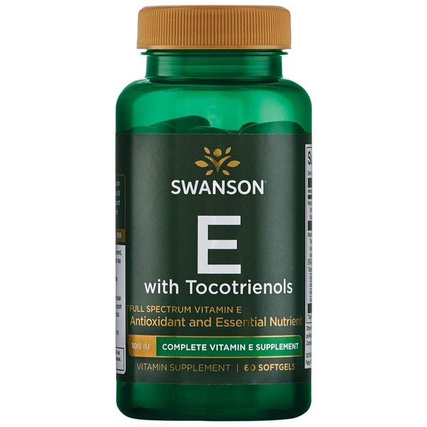 Swanson Full Spectrum Vitamin E with Tocotrienols 60 Sgels