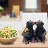 Napkin Holder with Kissing Bears Cabin Rustic Style Dining Décor