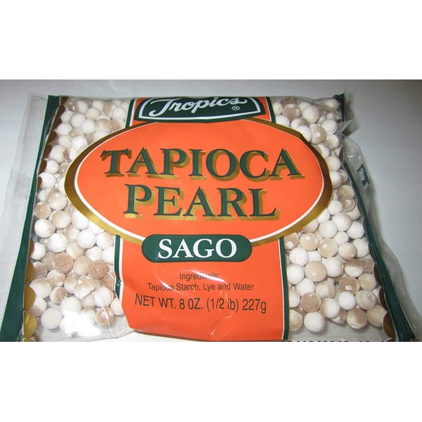 Tropics Tapioca Pearl or Sago 8 Oz. Or 1/2 Lb.