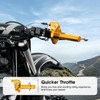 ZSDTRP Universal 7/8" 22mm Motorcycle Throttle Assembly Twists Grip CNC