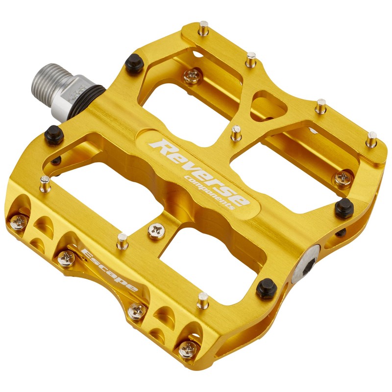 Reverse Escape Flat Bicycle Pedal Gold