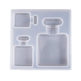 Epoxy Resin Silicone Molds,Perfume Bottle Patch Mold DIY Crystal Epoxy Glue Crafts Decorations Pendant Making