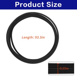 1 Pack 661570 dryer belt replacement, dryer belt fit for Whirl-poo* Ken-mor*, dryer parts replaces 661570V 3393999 PS11722115 3389728 3387610 AP5983729