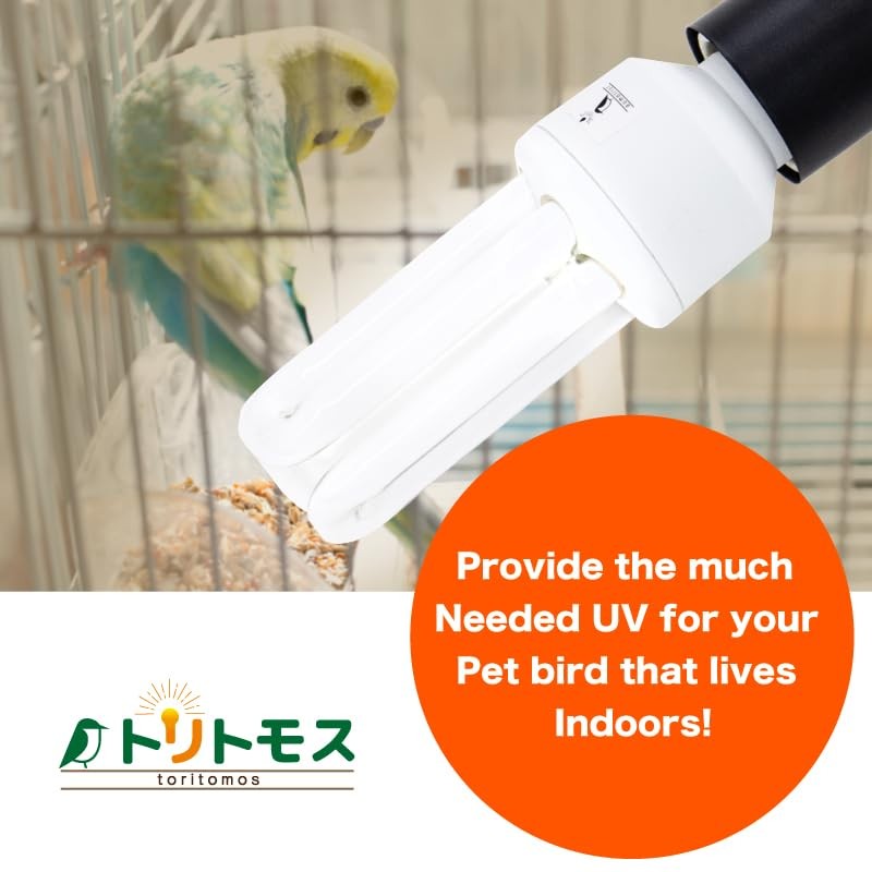 FUNKS Bird Cage UVB Light Combo Kit, AvianSun Lamp 2.4%