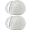 Lerchiyar Snowbaby Wool Acrylic Blend Long Pile Yarn,(Worsted) Warm and