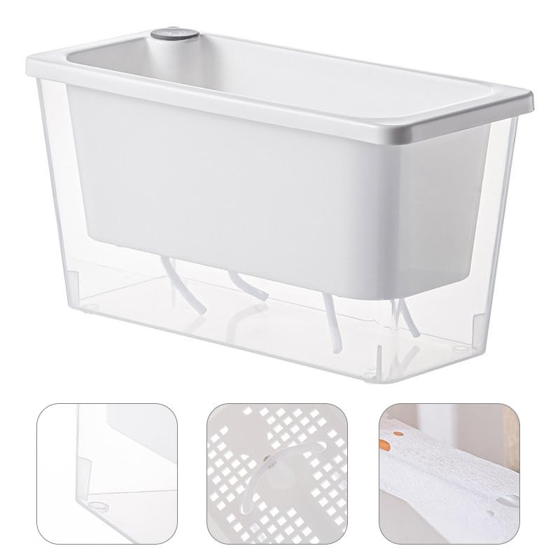 AIMALL Self-Watering Square Planter for Indoor Gardening, Balcony Vegetable Pot