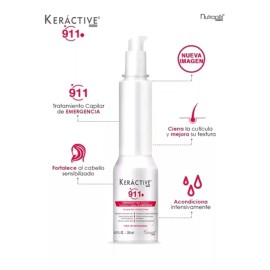 Nutrapel Tratamiento Capilar Cabello Dañado Keractive 911
