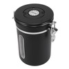 Coffee Canister 1800ml 304 Stainless Steel Window Design One Way