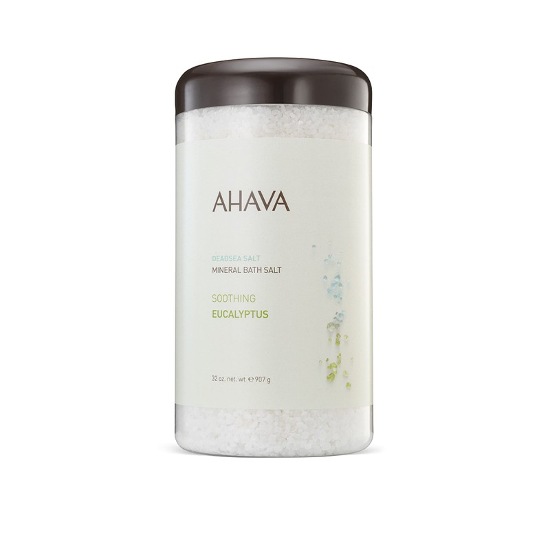 AHAVA Dead Sea Mineral Bath Salt, Soothing Eucalyptus - Intense