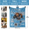 Football Blanket for Men Women Youth, City Flannel Throw Blanket