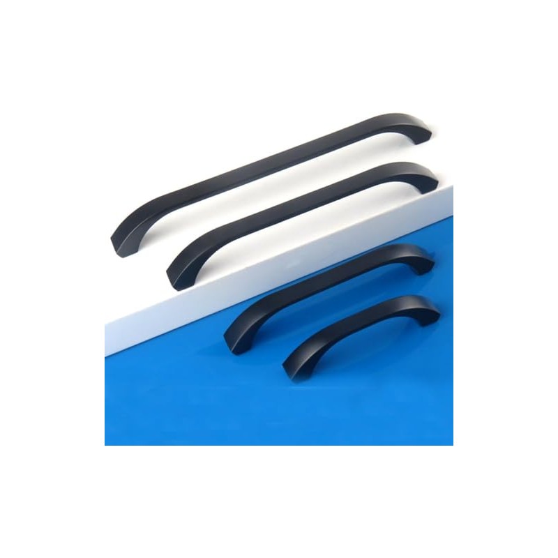 4Pcs Black Furniture Handles Drawer Handles Railing Handle Handle Handle